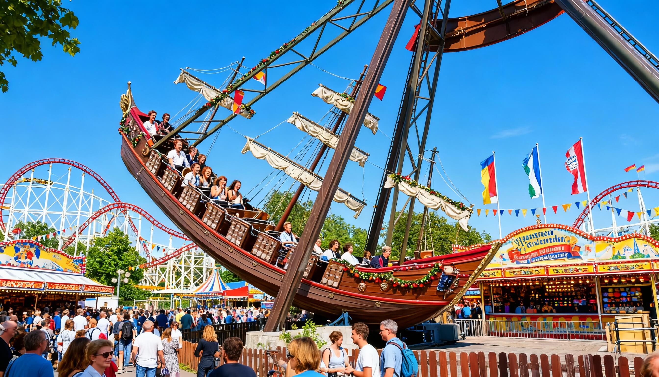 Schiffschaukel Freizeitpark