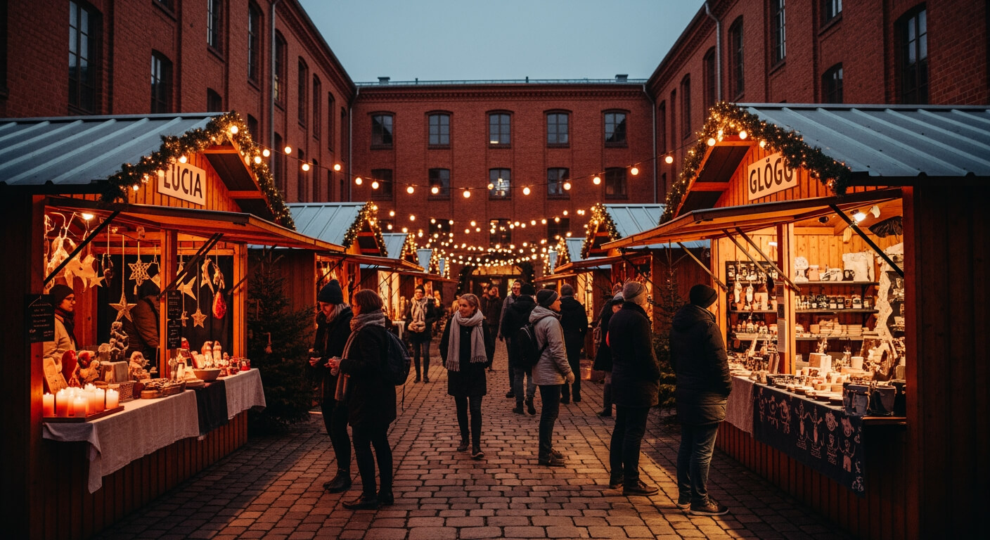 Lucia Weihnachtsmarkt in der Kulturbrauerei