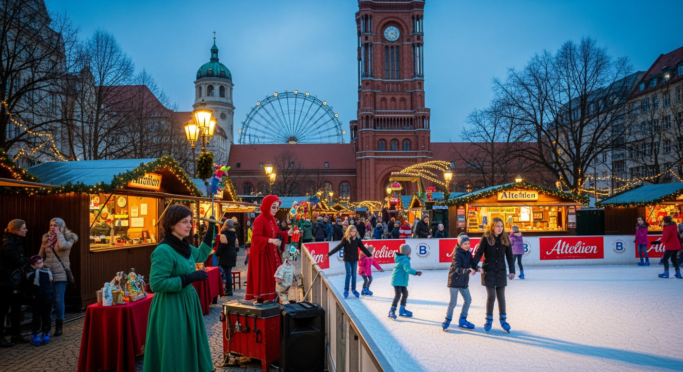 Weihnachtsmarkt am Roten Rathaus