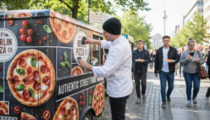 Pizzawagen folieren