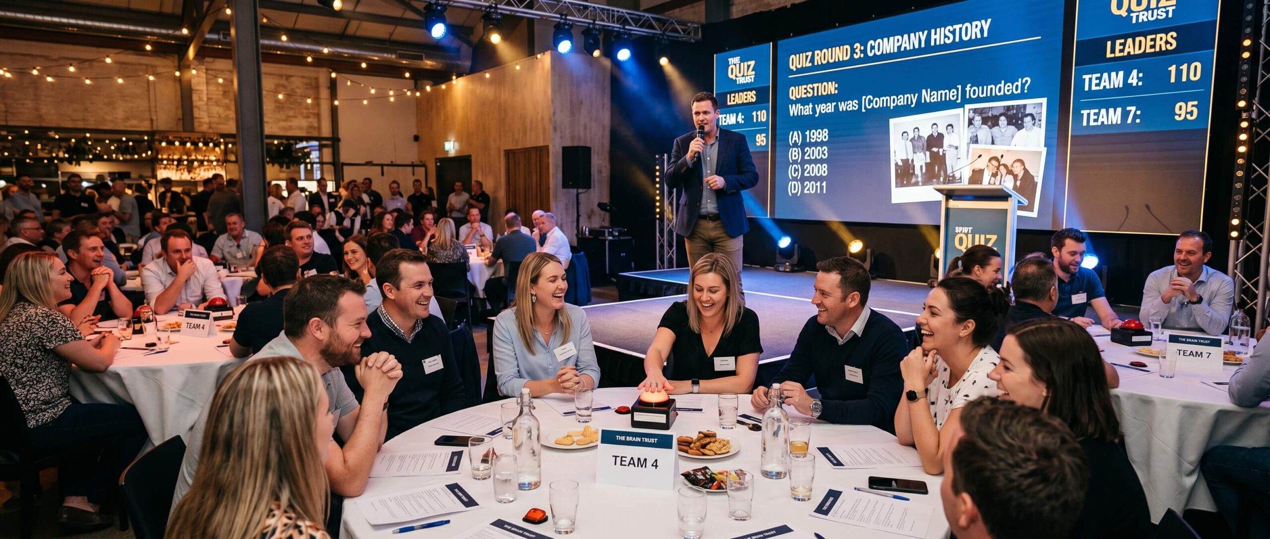 Quizshow-Abend mit Buzzer