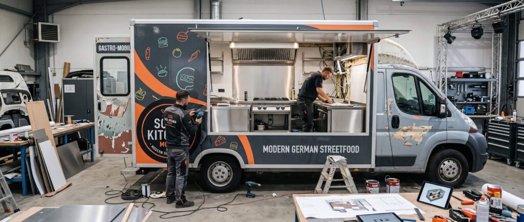 Gebrauchten Foodtruck neu gestalten