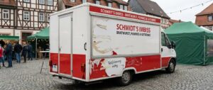Verkaufswagen Teilfolierung